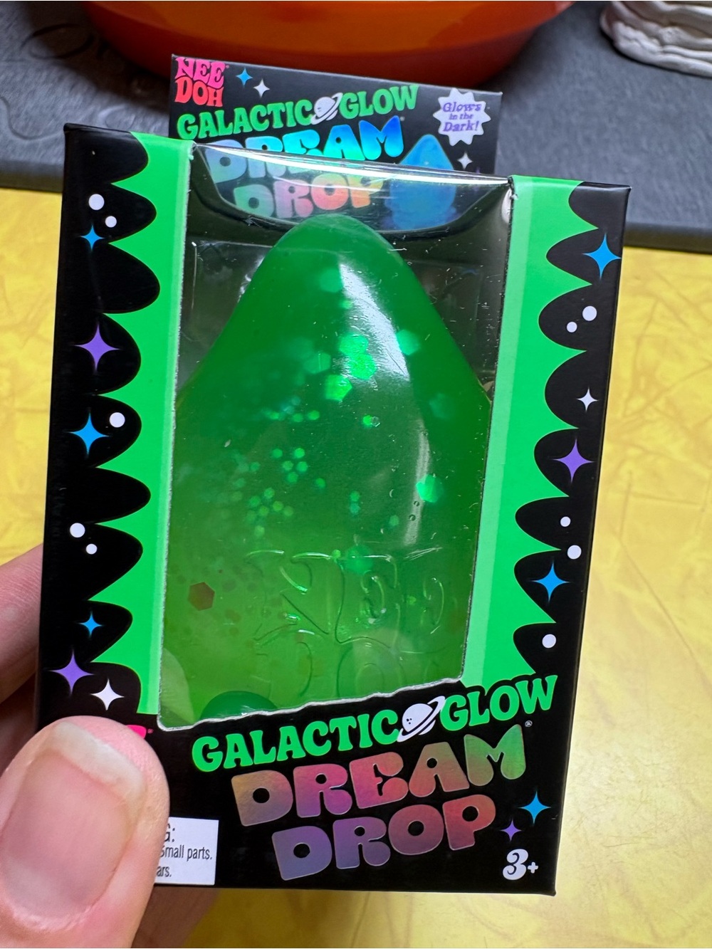 Needoh (Authentic Schylling) Galactic Glow Dream Drop in green